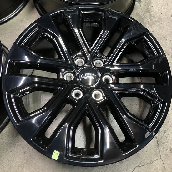 Sold Four 2025 Ford F150 Lariat Limited Factory 20 Wheels OEM Rims RL341007BA Gloss Black