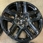 Sold Four 2025 Chevy Silverado LTZ Factory 20 Wheels OEM 5913 Rims Tahoe Black 23377017