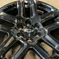 Sold Four 2025 Chevy Silverado LTZ Factory 20 Wheels OEM 5913 Rims Tahoe Black 23377017