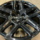 Sold Four 2025 Chevy Silverado LTZ Factory 20 Wheels OEM 5913 Rims Tahoe Black 23377017