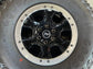 5) 2022 FORD BRONCO SASQUATCH FACTORY 17 WHEELS TIRES OEM BEAD LOCK BLACK RIMS