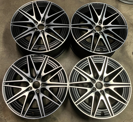 Four 2023 Mercedes C43 W206 AMG Factory 20 Wheels OEM  Rims A2064012500 A2064012600
