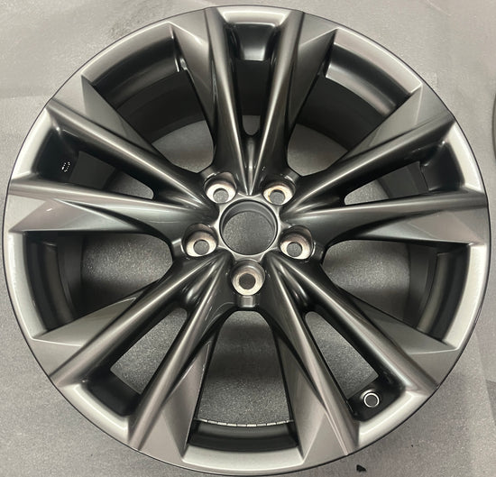 OEM Lexus ES250 ES350 19" Hyper Silver Wheel Rim — Face View
