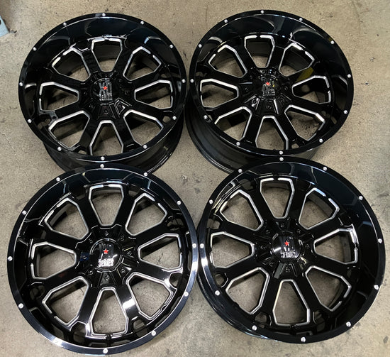 Sold XD82522067318N 22 Wheels Silverado Tahoe Sierra Yukon F150 22x10 -18mm 6x5.5 6x135