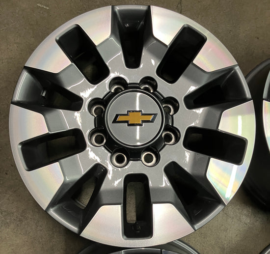 Four 2025 Chevy Silverado HD2500 Factory 20" Wheels Rims 5947 OEM 23377036