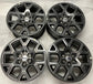 OEM Ford F150 20" Dark Gray Wheel Set — Full Set View