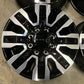 Four 2025 GMC Sierra Denali Ultimate HD2500 Factory 20" Wheels OEM 84830459 Black