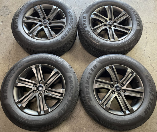 2023 FORD F150 FACTORY 20 WHEELS TIRES OEM RIMS HL341007GA GREY GOODYEAR