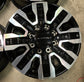 Four 2025 GMC Sierra Denali Ultimate HD2500 Factory 20" Wheels OEM 84830459 Black