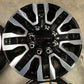 Four 2025 GMC Sierra Denali Ultimate HD2500 Factory 20" Wheels OEM 84830459 Black