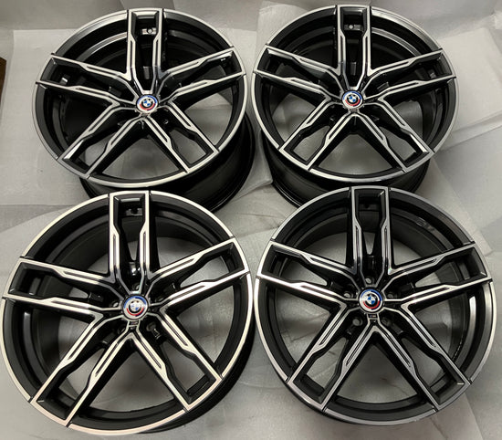 2022-2025 BMW M5 M8 Factory 20" Machined Charcoal Wheel Rim Set of 4 OEM Original Staggered 36118089562