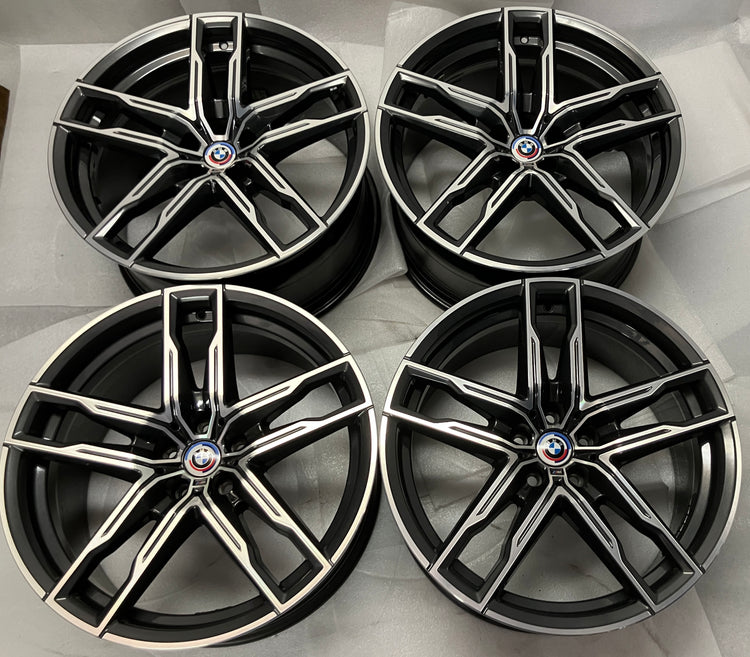 2022-2025 BMW M5 M8 Factory 20" Machined Charcoal Wheel Rim Set of 4 OEM Original Staggered 36118089562
