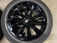 2022 TESLA X FACTORY 20 WHEELS TIRES OEM RIMS BLACK 162022100B 162022200B