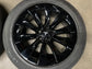 2022 TESLA X FACTORY 20 WHEELS TIRES OEM RIMS BLACK 162022100B 162022200B