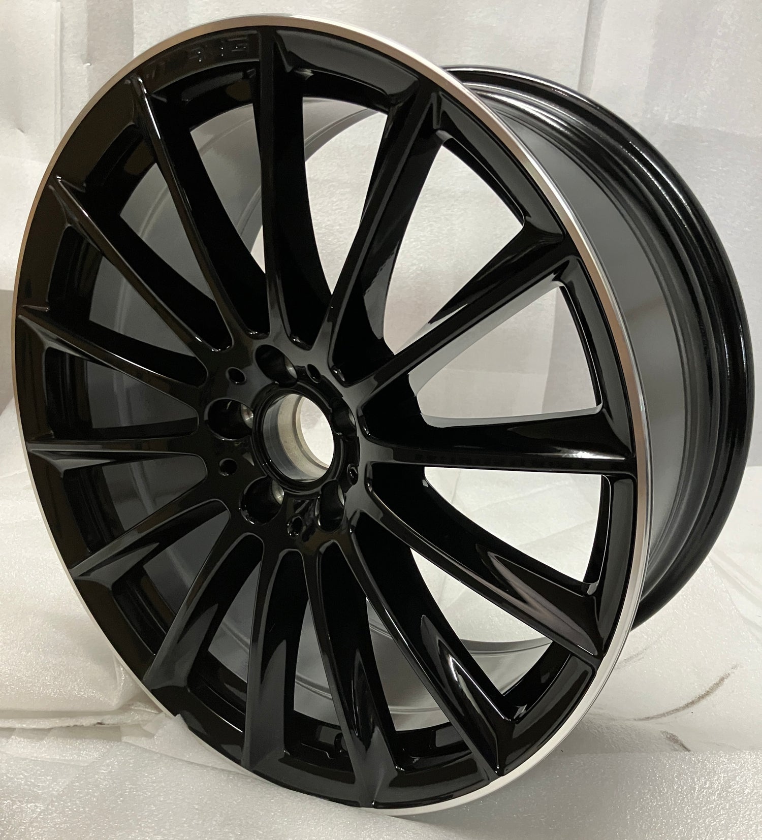 2021-2026 Mercedes-Benz S580 S500 AMG Factory 20" Gloss Black Machined Lip Wheel Rim Single OEM Original A2234011500