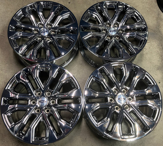 Sold Four 2025 Ford F150 Lariat Limited Factory 20 Wheels OEM Rims RL3J1007BA bright PVD