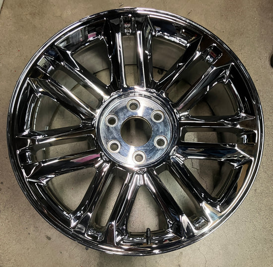 One 2014 Cadillac Escalade Platinum ESV EXT OEM Design 22 Wheel 5358 Copy Rim Chrome