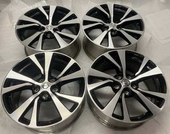 2016-2019 Nissan Maxima Factory 18" Machined Black Wheel Rim Set of 4 OEM Original | 403004RA3E 62721