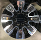 Four 2025 GMC Sierra Denali HD2500 Factory 20" Wheels Rims OEM Black 84830459 Chrome