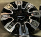 Four 2025 GMC Sierra Denali HD2500 Factory 20" Wheels Rims OEM Black 84830459 Chrome