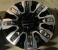 Four 2025 GMC Sierra Denali HD2500 Factory 20" Wheels Rims OEM Black 84830459 Chrome