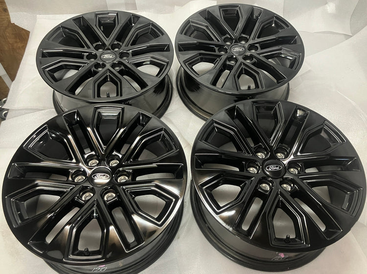 2023-2026 Ford F150 Lariat OEM 20" Gloss Black Wheel Rim Set of 4 RL3J1007AA 10619