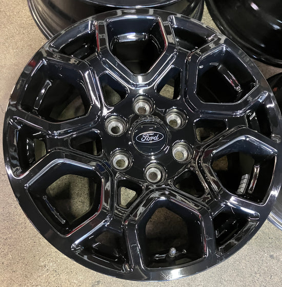 Four 2025 FORD F150 Factory 18 Wheels OEM 10340 Rims ML341007BA gloss black