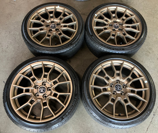 Sold 2024 Toyota Camry factory 19" Wheels Tires Rims OEM BDS 235/40R19 Bronze 75246