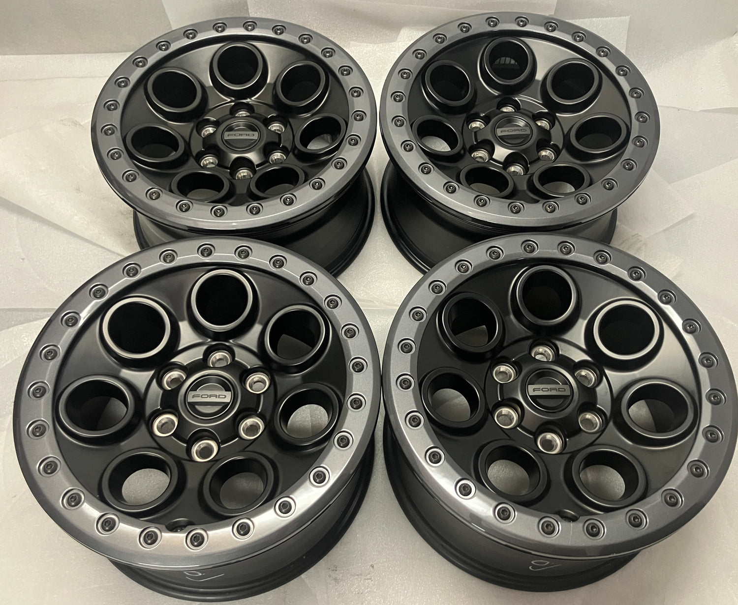 2025 Ford F150 Raptor OEM 17" Bead Lock Style Black Wheel Rim | RL3V1007CB 10612