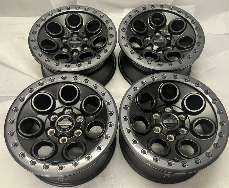 2025 Ford F150 Raptor OEM 17" Bead Lock Style Black Wheel Rim | RL3V1007CB 10612