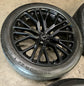 2025 Audi SQ8 Factory 22" OEM Wheels Tires Rims Continental 285/40/22 Charcoal
