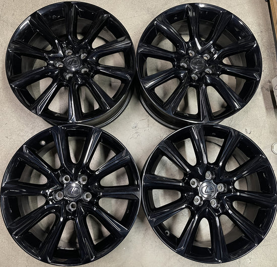 Four 2019 Lexus RC350 Factory 19 Wheels Rims OEM Camry Black ES GS IS