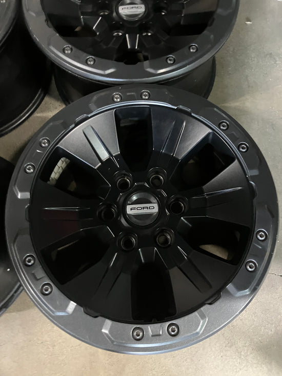 Four 2019 Ford F150 Raptor Factory 17 Wheels Rims OEM Bead Lock 10114 Black