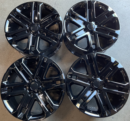 Four 2023 Ford F150 Factory 20 Wheels Rims OEM 10345 ML341007HA Black