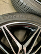 2022-2023 Kia Stinger OEM 19" Machined Black Wheel/Rim Tire Set of 4 | 52910J5700 52914J5700 70721 70722