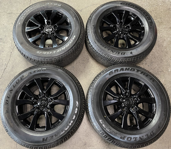 2016-2021 Toyota Land Cruiser Factory 18 Wheels Tires Rims OEM Tundra 75195 Black