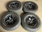 2026 RAM 1500 RHO TRX OEM 18" Polished Wheel/Rim Tire Set of 4 — 6VB84TRMAA Goodyear Territory AT LT325/65R18
