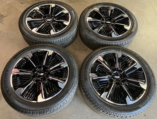Sold 2025 Cadillac Escalade IQ Factory 24 Wheels Tires OEM Rims 84806056 Mich 275/50/24