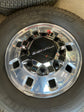 Six 2025 GMC Sierra 3500 HD Denali Dually Factory 18 Wheels Tires Rims OEM 8x210