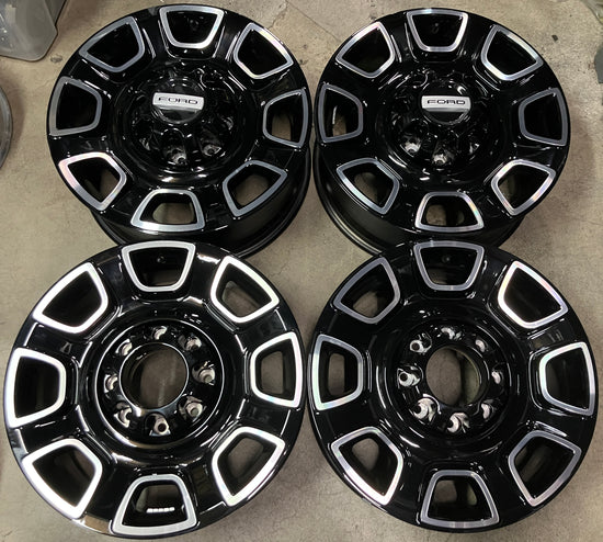 Sold Four 2024 Ford F250 F350 Factory 20 Wheels OEM Rims Black PC3C1007HA