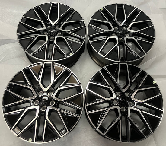 2021-2026 Ford Mustang Mach-E Factory 19 Inch Machined Black Inlay OEM Wheel Rim Set of 4