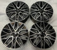 2021-2026 Ford Mustang Mach-E Factory 19 Inch Machined Black Inlay OEM Wheel Rim Set of 4

