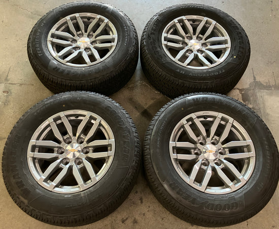 2025 Chevy Colorado Factory 17 inch OEM Wheels 8494336 Tires Goodyear 225/65/17