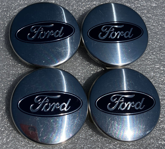 Set of 4 Ford F150 Expedition polished OEM center caps 2.5" 63.6MM