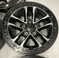 2025-2026 Jeep Wrangler Rubicon X392 Factory 17" Wheel Rim Set of 5 OEM Black Silver Beadlock 04755611AA 9329