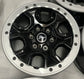 2021-2026 Ford Bronco Sasquatch Factory 17" Wheel Rim Set of 5 OEM Black Silver Beadlock N2DC1007C1A 10388B