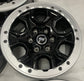 2021-2026 Ford Bronco Sasquatch Factory 17" Wheel Rim Set of 5 OEM Black Silver Beadlock N2DC1007C1A 10388B