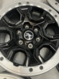 2021-2026 Ford Bronco Sasquatch Factory 17" Wheel Rim Set of 5 OEM Black Silver Beadlock N2DC1007C1A 10388B