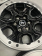 2021-2026 Ford Bronco Sasquatch Factory 17" Wheel Rim Set of 5 OEM Black Silver Beadlock N2DC1007C1A 10388B