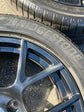 2023 Dodge Hornet Factory 18 Wheels Tires OEM MOPAR Lightweight Black 7070080 Dart Chrysler 200